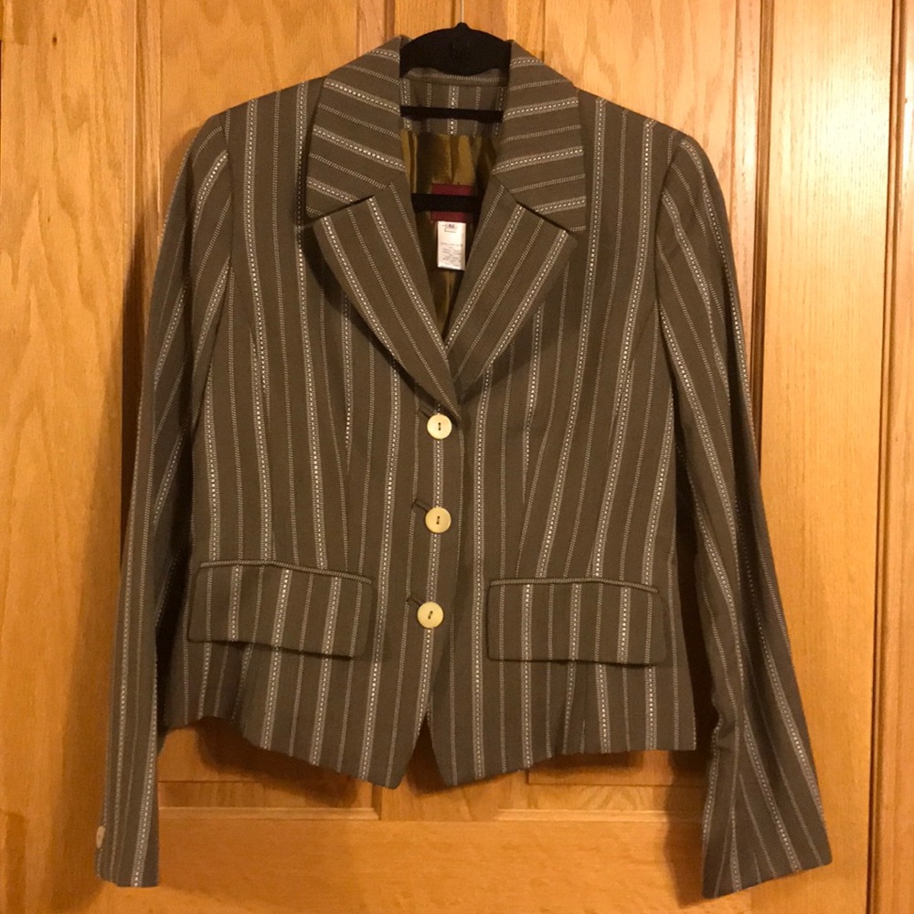 Kenzo Paris menswear style pinstripe blazer